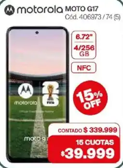 Naldo Lombardi Motorola moto g17 oferta
