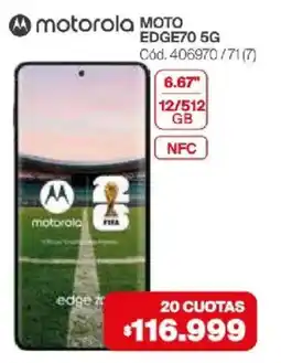Naldo Lombardi Motorola moto edge70 5g oferta
