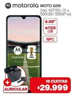 Naldo Lombardi motorola moto g06 oferta