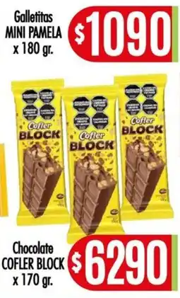 Supermercados Caracol Cofler chocolate block oferta