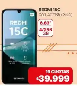 Naldo Lombardi Redmi 15c oferta