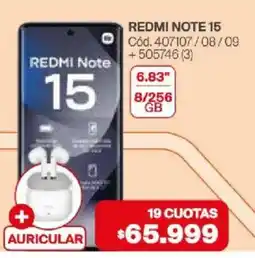 Naldo Lombardi Redmi note 15 oferta
