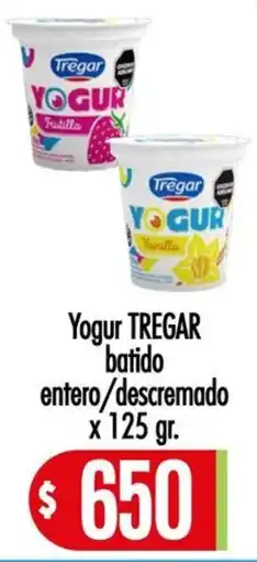 Supermercados Caracol Tregar yogur batido entero/descremado oferta