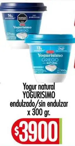 Supermercados Caracol Yogurisimo yogur natural endulzado/sin endulzar oferta