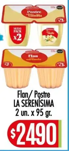 Supermercados Caracol La serenisima flan postre oferta