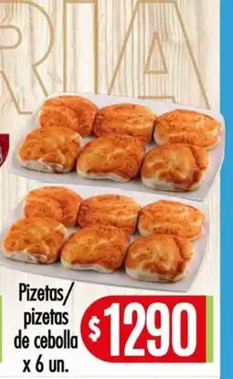 Supermercados Caracol Pizetas/pizetas de cebolla oferta