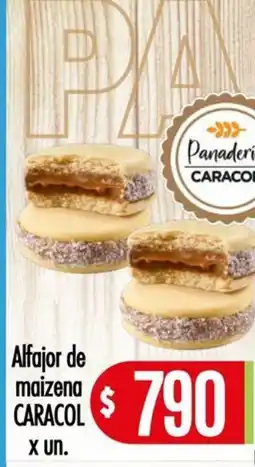 Supermercados Caracol Caracol alfajor de maizena oferta