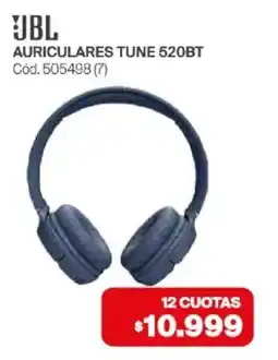 Naldo Lombardi Jbl auriculares tune 520bt oferta