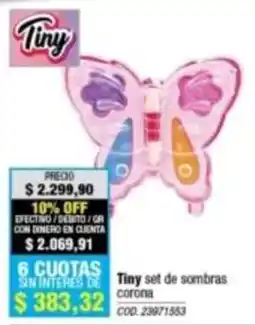 Rio Shop Deco Tiny set de sombras corona oferta