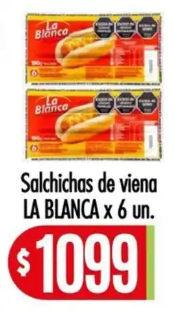 Supermercados Caracol La blanca salchichas de viena oferta