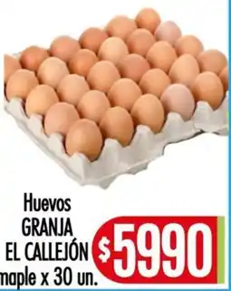 Supermercados Caracol Granja El callejón Huevos maple oferta