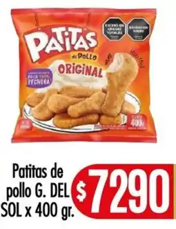 Supermercados Caracol Patitas de pollo G. DEL oferta