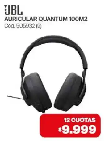 Naldo Lombardi Jbl auricular quantum 100m2 oferta