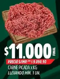 Supermercados Yaguar Carne picada oferta