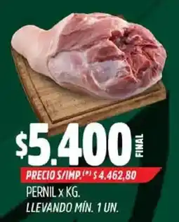 Supermercados Yaguar Pernil oferta
