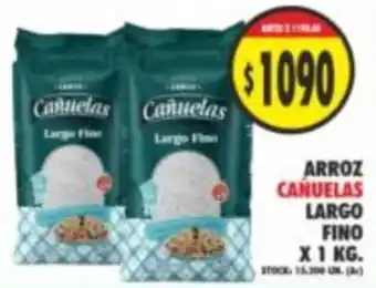 Cañuelas arroz largo fino