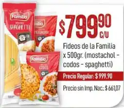 El Nene Fideos de la Familia oferta