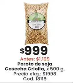 Coto Criolla poroto de soja oferta