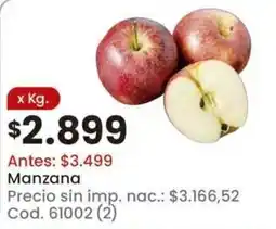 Coto Manzana oferta