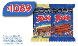 Supermercados Yaguar Toddy alfajor oferta