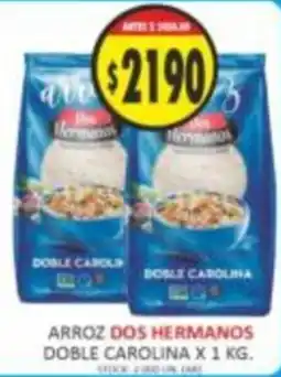 Supermercados Becerra Dos hermanos arroz doble carolina oferta