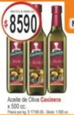 Supermercados Becerra Cocinero aceite de oliva oferta