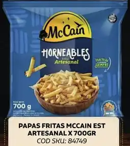 Supermercados Yaguar McCain papas fritas estiloes artesanal oferta