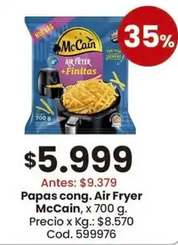 Coto McCain papas congeladas air fryer + finitas oferta