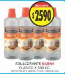 Supermercados Becerra Barny edulcorante clasico oferta
