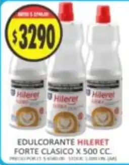 Supermercados Becerra Hileret edulcorante forte clasico oferta