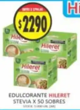 Supermercados Becerra Hileret edulcorante oferta