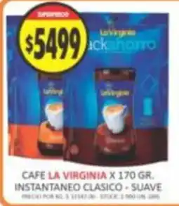 Supermercados Becerra Cafe la virginia instantaneo clasico - suave oferta