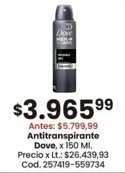 Coto Dove antitranspirante oferta