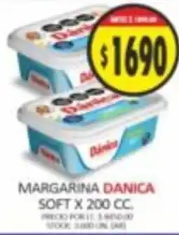 Supermercados Becerra Danica margarina soft oferta