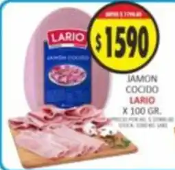 Supermercados Becerra Lario jamon cocido oferta