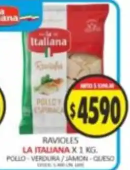 Supermercados Becerra La italiana ravioles oferta