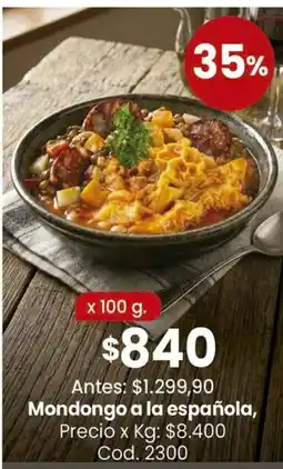 Coto Mondongo a la española oferta