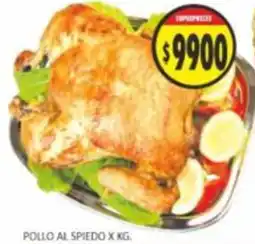 Supermercados Becerra Pollo al spiedo oferta