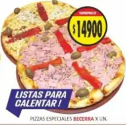 Supermercados Becerra Becerra pizzas especiales oferta