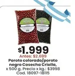 Coto Cosecha Criolla poroto colorado/poroto negro oferta