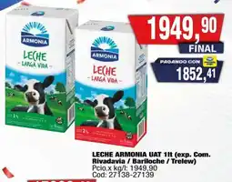 Maxiconsumo Armonia leche uat oferta