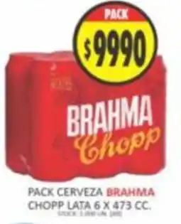 Supermercados Becerra Brahma chopp oferta