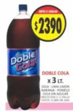 Supermercados Becerra Doble Cola oferta
