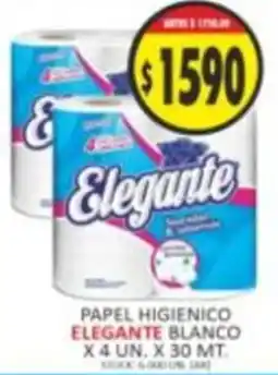Supermercados Becerra Elegante papel higienico blanco oferta