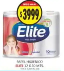 Supermercados Becerra Elite papel higienico oferta