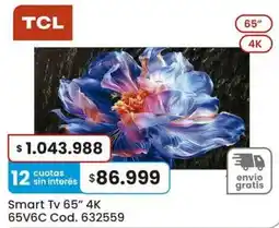 Coto Tcl smart tv 65" 4k oferta