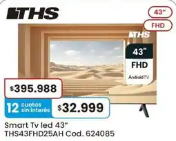 Coto Ths smart tv led 43" oferta