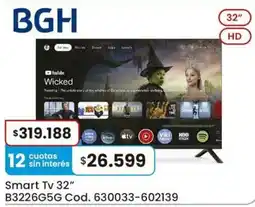Coto Bgh smart tv 32" oferta
