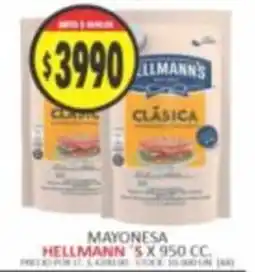 Supermercados Becerra Hellmann's mayonesa clásica oferta