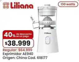 Coto Liliana exprimidor oferta